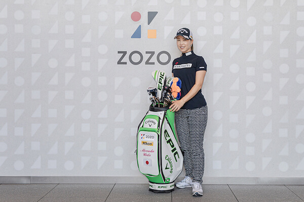 ゾゾがプロゴルファーの上田桃子選手と初の所属契約を締結
