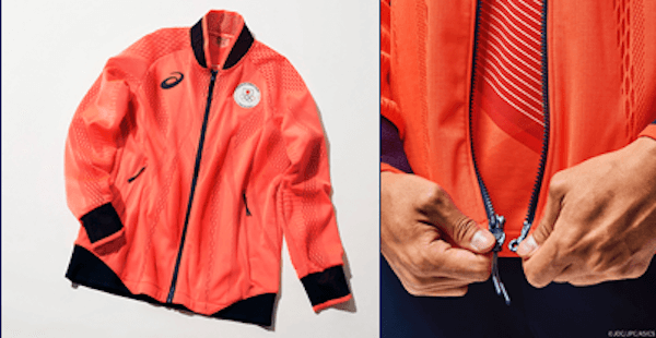 表彰台で着用するサンライズレッドのジャケットを「ソマルタ」の廣川玉枝がデザイン