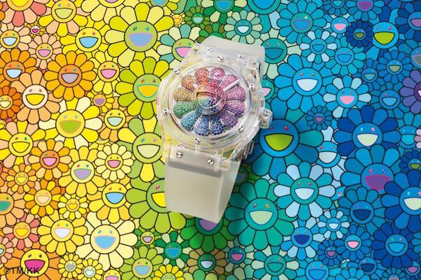 村上隆と「ウブロ」のコラボ第2弾が発売　世界100本限定の「カワイイ」時計