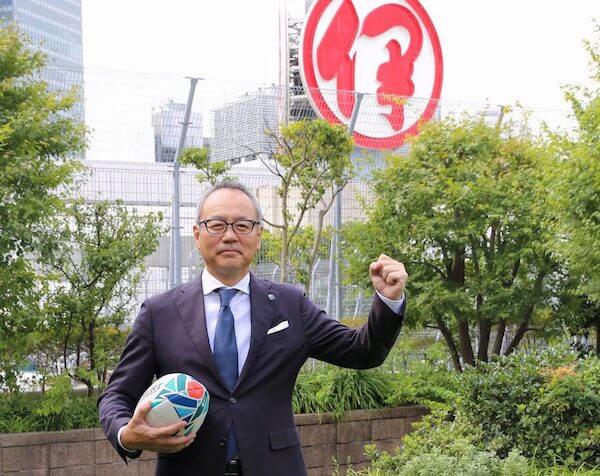 Japan｜伊勢丹新宿店の店長も元ラグビー部　伊勢丹屋上でラグビーワールドカップのパブリックビューイング開催