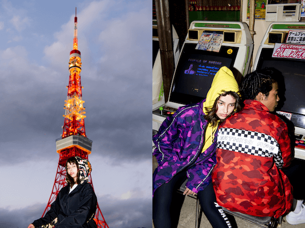 Japan｜「ア・ベイシング・エイプ®︎」が東京タワーや秋葉原のゲームセンターでシューティング