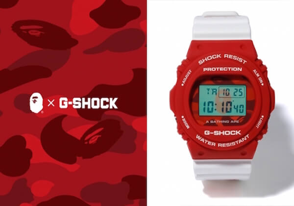 Japan | 「 G-SHOCK」と「ア・ベイシング・エイプ®」のコラボウォッチが限定発売