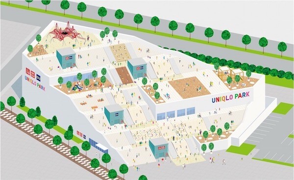 Japan｜「ユニクロ」の店舗が公園に、遊び場を併設した「UNIQLO PARK」がオープン