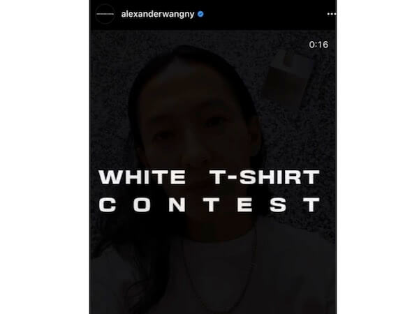 US｜「アレキサンダー・ワン」がinstagramのIGTV配信でTシャツのDIYを公開
