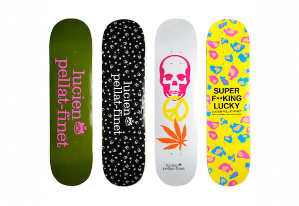 Global｜「ルシアン ぺラフィネ」がテーブルやスツールにもなるスケートボードデッキを発売