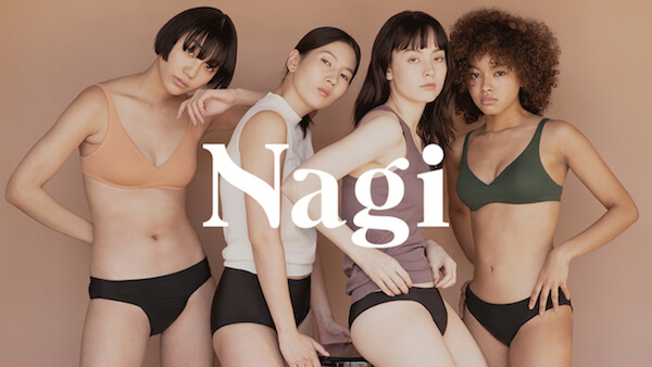 Japan｜石井リナが手がける生理用品ブランド「ナギ」がデビュー　ナプキン要らずな吸水ショーツ