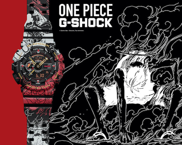 Japan｜「G-SHOCK」が「ONE PIECE」とコラボ　ルフィが成長し強くなっていく姿を時計に表現