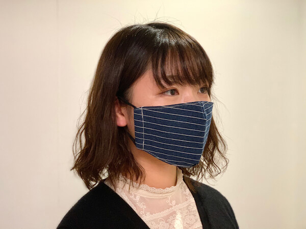 Japan｜小杉織物と青木被服が提携し、デニムとシルクを使用したマスクを発売