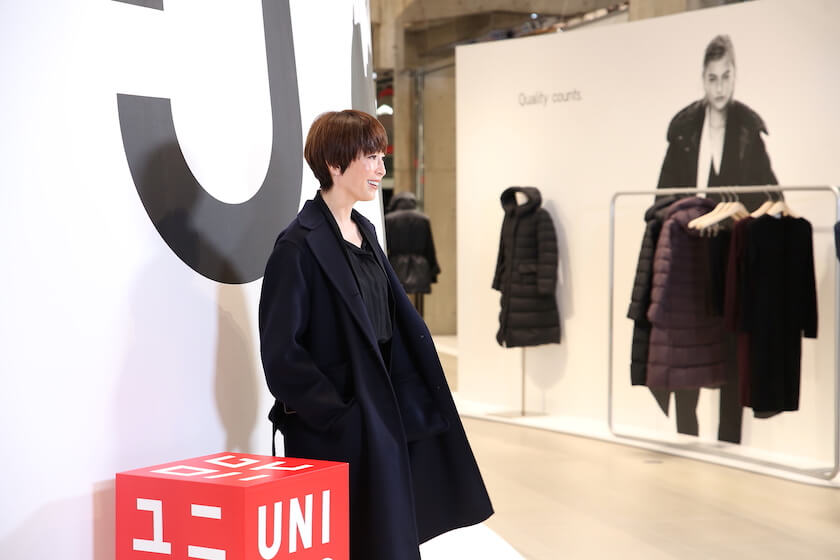 +J ジルサンダー UNIQLO シルク100% ブラウス 宮沢りえさん着用