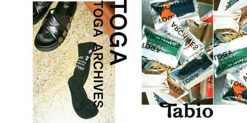 トーガ と タビオ がコラボ靴下を発売 Japan Seventie Twoは 世界各地のファッション ビューティ情報を多言語で毎日配信するインターナショナル メディアです
