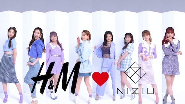 「H＆M」の2021年春夏キャンペーン「H＆M♥NiziU」のメイキングやインタビューを収録したスペシャル動画を公開