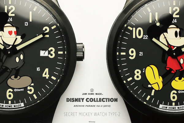 「ジャムホームメイド」がミッキーデザインの腕時計を発売