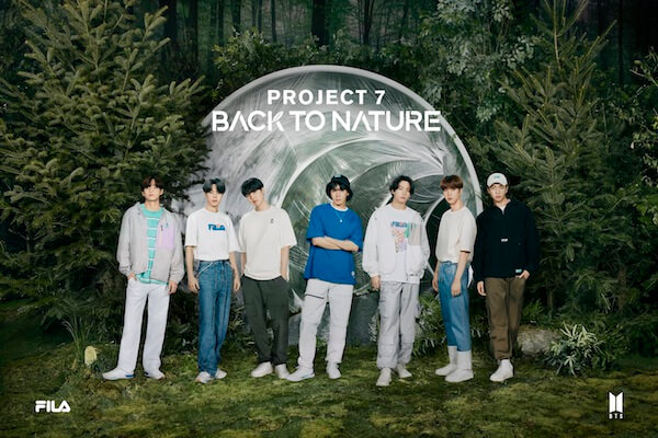 「フィラ」がBTSも着用する春夏の新作「project 7 -back to nature」を発売