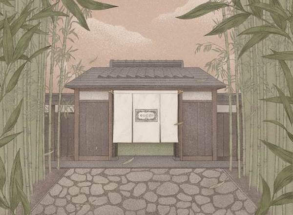 「グッチ」が100周年を記念して京都・旧川崎家住宅でエキシビションを開催　茶室を限定公開