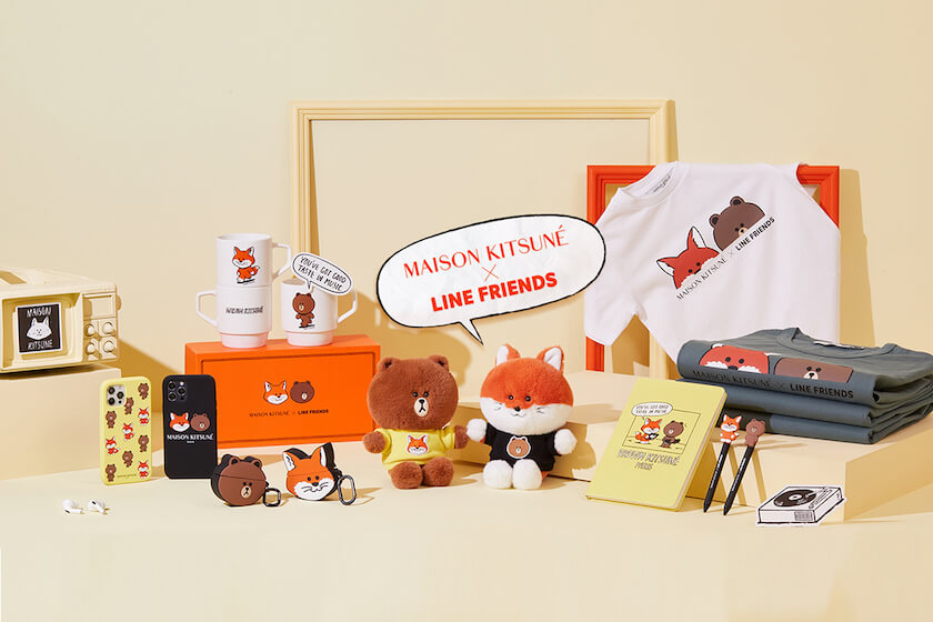 MAISON KITSUNE 「メゾン キツネ(Maison Kitsune)とLINE FRIENDS