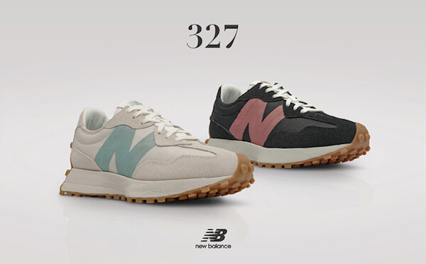 「ニューバランス」が「327」のウィメンズ限定新色を発売　70年代のスタイルを現代的にリデザイン