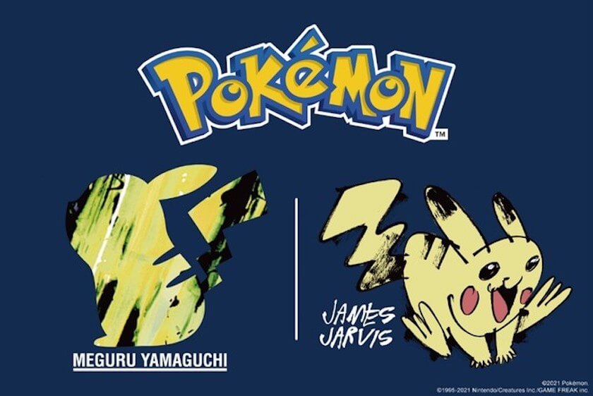 Ut にポケモンが登場 現代アーティストの山口歴とジェームス ジャービスとのコラボデザイン Seventie Twoは 世界各地のファッション ビューティ情報を多言語で毎日配信するインターナショナル メディアです