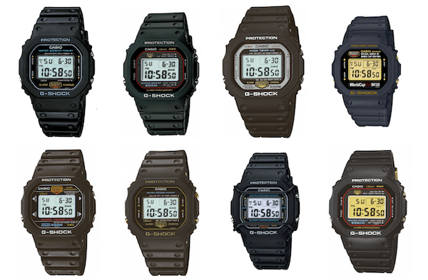 カシオが初代「DW-5000C」など8機種を対象に「G-SHOCK」の修理サービスを開始