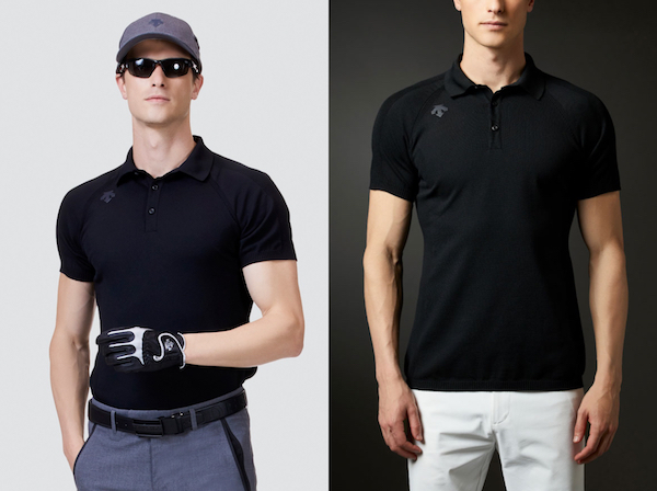 「デサント」がゴルフウェアでは初となる米のもみ殻から生まれた「トリポーラス」を採用したゴルフシャツを発売