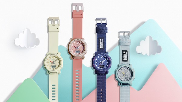 「BABY-G」がアウトドアを楽しむ女性に向けた新しい時計を発売