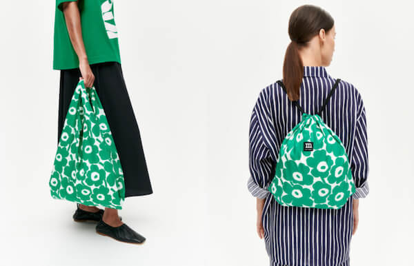 「マリメッコ」がアースデイにリサイクルポリエステルバッグの新色を発売