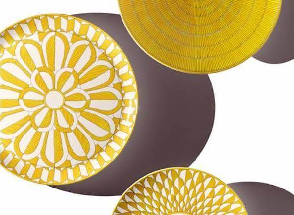 「エルメス」がテーブルウエアコレクション「ソレイユ ドゥ エルメス」を発表　太陽のような輝きを放つアイテムを展開