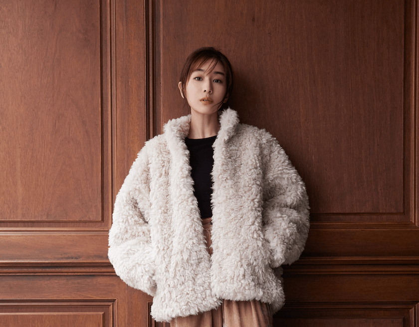 MINAMI TANAKA×CLANE  CURL FUR SHORT CORT