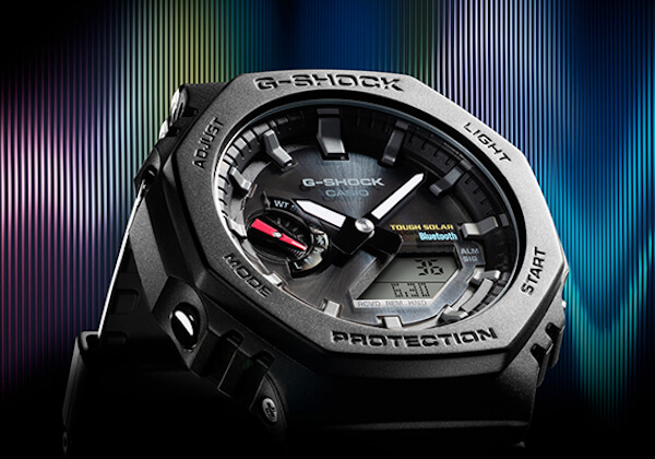 「G-SHOCK」の5月の新作はBluetooth機能を搭載した八角形ベゼルの「GA-B2100」