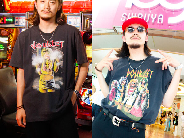 「ダブレット」が「ウィズム」とコラボで渋谷のギャルのバントTシャツをイメージした「GAL-T」を発売