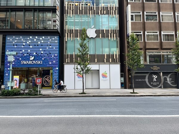 「アップルストア銀座」が8月30日から銀座8丁目の移転先店舗で営業を再開