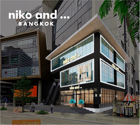 「ニコアンド」が東南アジアに初のグローバル旗艦店をオープン