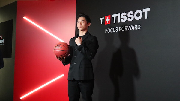 バスケの河村勇輝選手が「ティソ」のジャパンアンバサダーに就任