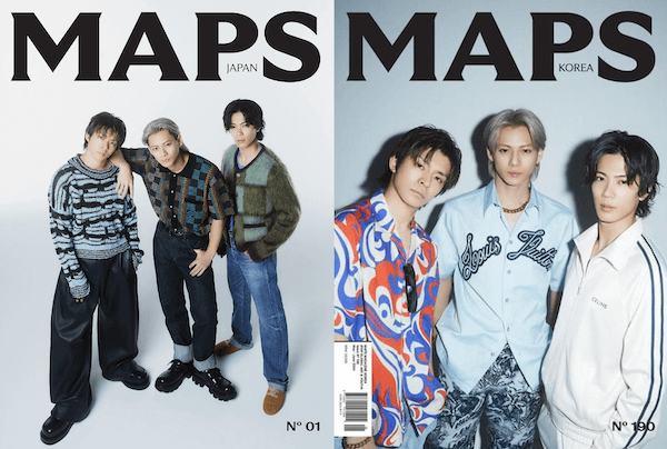 Number_iが表紙を飾る韓国発のファッション雑誌「MAPS」の日本版が創刊