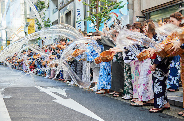 今年で18回目を迎える東京・銀座の「ゆかたで銀ぶら2024」が開催