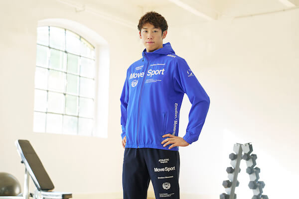 ビジュアルには石川祐希選手を起用！デサントの「ムーブスポーツ」が20周年を機にロゴを刷新　